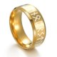 thumbnail image 2 of Anillo giratorio de acero inoxidable europeo y americano Anillo de moda de tótem simple personalizado de acero de titanio, 2 of 6
