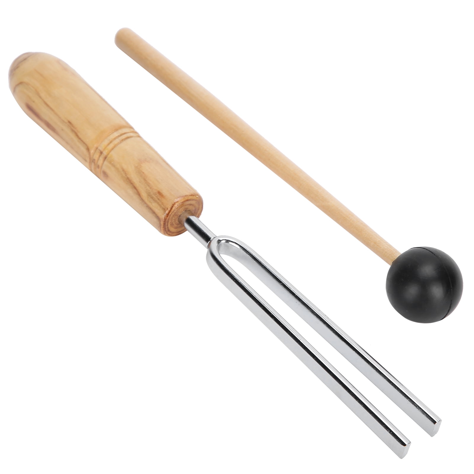 Domqga 256HZ Tuning Fork with Wooden Hammer for Physical Experiment