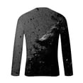 thumbnail image 5 of Xzbqbs Mens Long Sleeve Shirts Casual Gradient Color Loose Pullover Graphic Tee Shirts Fall Fashion Athletic Sweatshirts for Men, 5 of 5