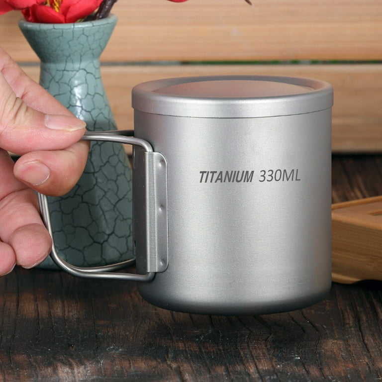 Titanium Tea Cup Double Wall 125ml/4.22 fl oz