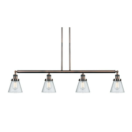 

Innovations Lighting 214-S Small Cone Cone 4 Light 51 Wide Commercial Linear Chandelier -