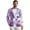 Blue and Pink Marble Pattern, variant on HELLHERO Geometric Mix Design Polyester Men's Suit Jacket with Lightweight, Single- Unlined Long Sleeve Men's Blazer Jacket for Casual