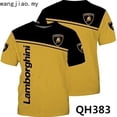 thumbnail image 4 of Verano Nuevo Ferrari Camiseta De Los Hombres 3D Logo Del Coche Impresión De Manga Corta Moda De Gran Tamaño Y Las Mujeres toppangjing, 4 of 4