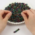 thumbnail image 6 of 500Pcs Beads for Jewelry Making, Bracelet Beads, Black Plastic Mixed Cube Alphabet Letter Beads Great Supplies for Making Crafts and Meet Your Different Use Needs, 6 of 7