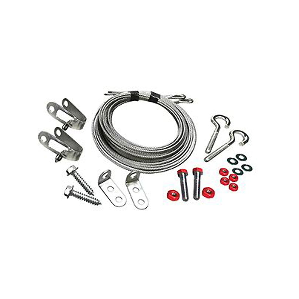 Garage Door Extension Spring Containment Kit w/ Hardware