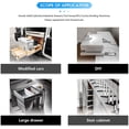 thumbnail image 4 of Pair (2 Pcs) Heavy Duty Full Extension Drawer Slide 350mm 120kg Load Capacity Drawer Slide, 4 of 5