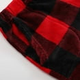 thumbnail image 5 of ABATAB Plaid Cute Pajama Pants for Women Warm Casual Elastic Waisted Pj Bottoms Soft Sleep Lounge Pants with Pockets, 5 of 5