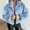 Blue, variant on CALAFEBILA Women Solid Long Sleeve Shopping Front Open Lightweight Classic Sweater Cardigan for Women 2025