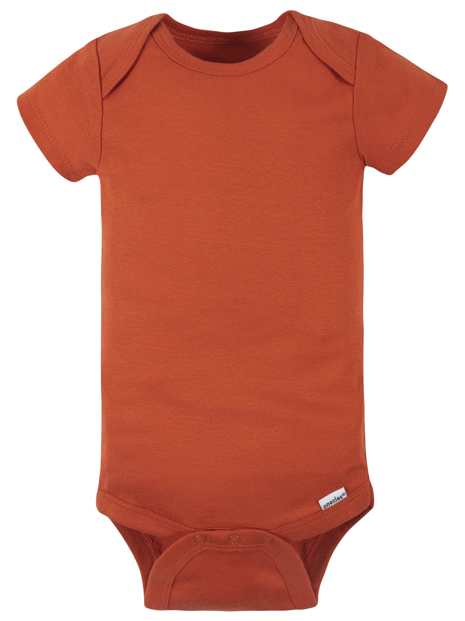 Baby Neutral Short Sleeve Onesies Bodysuits, 4-Pack, Sizes Newborn - 24 Months
