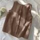 thumbnail image 4 of mfyjkho Camisetas Sin Mangas Para Mujer, Camisola De Verano Y Lino Para Mujer, Sin Mangas, Color Liso, Informal, Camisola Tops Elegantes Para Mujer Xxl, 4 of 4