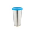 thumbnail image 1 of Stainless Steel Mini Tumbler With Lid - Blue, 300ml | Useful For Gym & Yoga Sessions - Great For Office, Picnics & Travel | Easy To Carry, Airtight & Leakproof, 1 of 5
