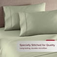 thumbnail image 5 of HC Collection 1500 Thread Count Egyptian Quality 2Pc Set of Pillow Cases, Silky Soft & Wrinkle Free, King, Sage Green, 5 of 7
