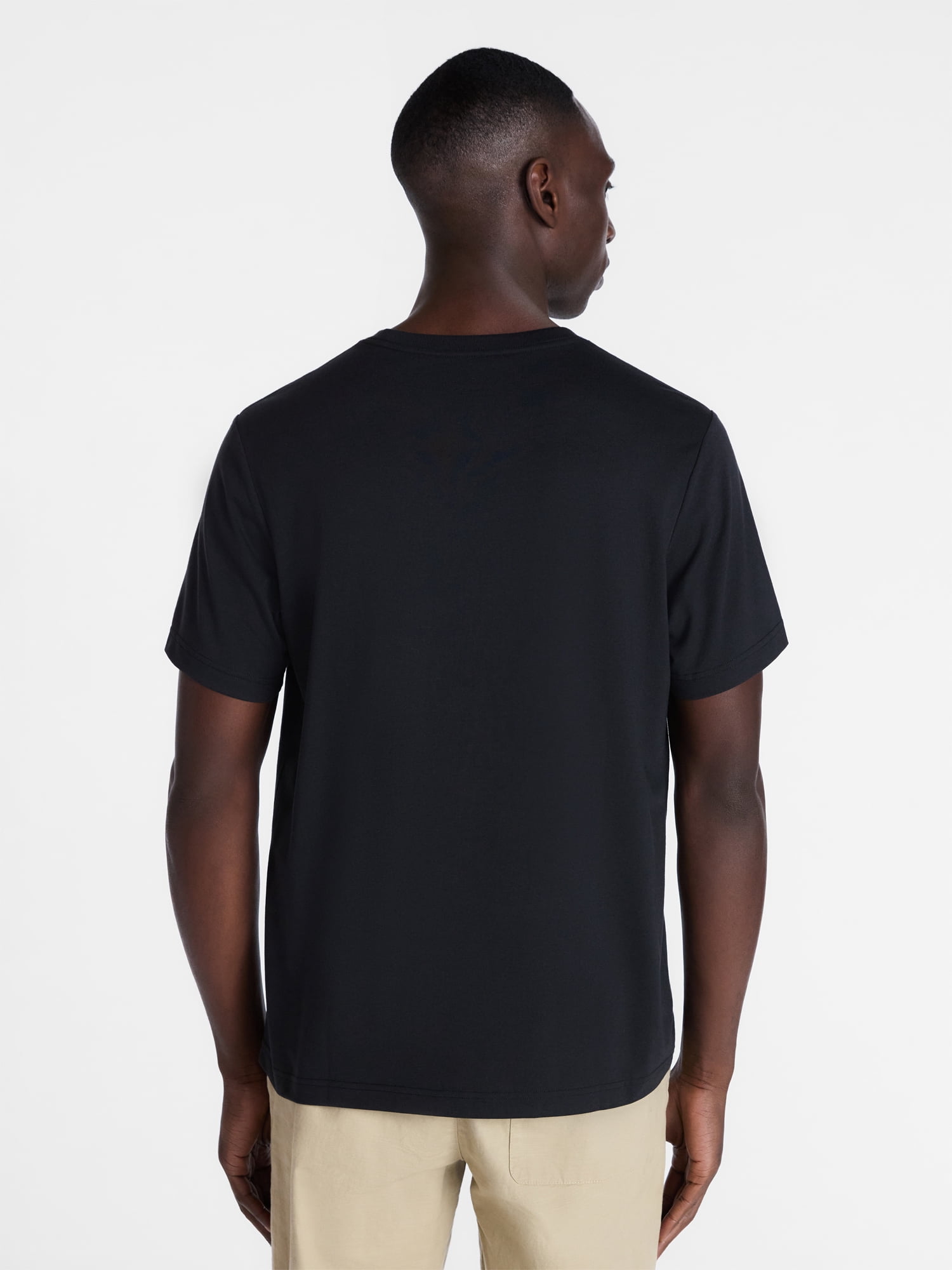 George Men's and Big Men's Crewneck Tee with Short Sleeves, Sizes XS-6XB