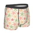 thumbnail image 3 of Balery Colorful Starfish Men's Boxer Briefs, Soft and Breathable Cotton Underwear with nylon Waistband-XX-Large, 3 of 9