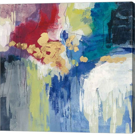 Great Art Now Sparkle Abstract III by Silvia Vassileva, Canvas Wall Art, 24W x 24H