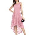 thumbnail image 1 of Dressystar Women Floral Lace Homecoming Dresses Female Knee-Length Cocktail Party Dress, 1 of 8