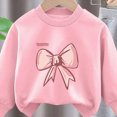 thumbnail image 4 of NOLDARES Toddler Girl Baby Outfits Clothing Long Sleeve Soft Tee + Joggers 2 Piece Clothes Set Cute for School(Pink,6-7 Y), 4 of 5