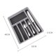 thumbnail image 3 of Cajón Organizador Cubiertos Cubiertos Cubiertos Utensilios Almacenamiento 6 Secciones para Leyfeng Bandeja de almacenamiento, 3 of 7