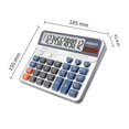 thumbnail image 4 of OSALO OS-6815 12 Digits Desktop Calculator Solar Energy Dual Power Calculator, 4 of 5