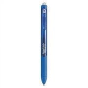 Paper Mate InkJoy Gel Pen, Retractable, Micro 0.5 mm, Blue Ink, Blue Barrel, Dozen, Each