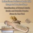 thumbnail image 2 of Pedicure Brush with Pumice Stone, Natural Bristles & Ergonomic Wooden Handle, 1 Piece by LatherGreen, 2 of 8