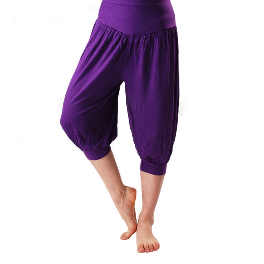Gogo Team - GOGO TEAM Womens Cropped Pants Yoga Herem Pants Fitness ...