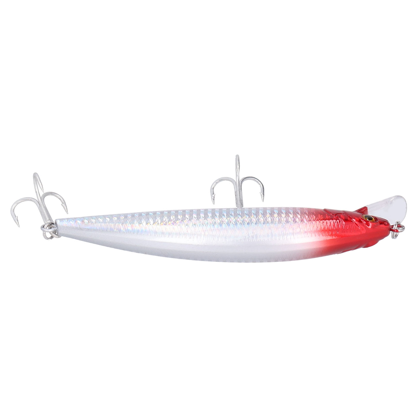 60g Fishing Sinking Lure - Stainless Steel & Plastic, With 3D Eyes, For Saltwater & Freshwater - View #8