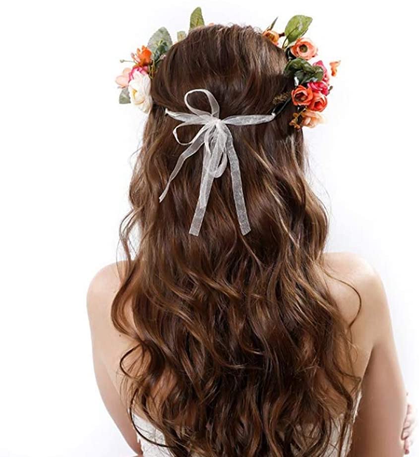 Winter flower girl crown silver wedding New Year Eve Hair wreath accessories Flower Crown berry Vine bridal halo Christmas party accessories