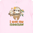 thumbnail image 4 of Inktastic Sloth I Love My Meemaw Boys or Girls Baby T-Shirt, 4 of 5