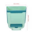 thumbnail image 2 of KAKOWELY Organizador De Basura Colgante Plegable Para Gabinete De Cocina Color Verde Sin, 2 of 6