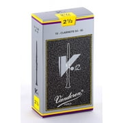 Vandoren Bb Clarinet V.12 Reeds Strength #2.5; Box of 10