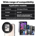thumbnail image 2 of 67mm Filter Adapter Clip Uv Cpl Nd Vnd Filter Adapter Phone Camera Lens Filter Ring Mount For Iphone, 2 of 5