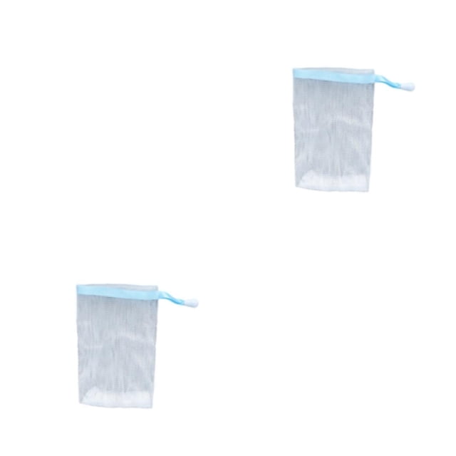 Advancent Bolsas de jabón para ducha, limpiador Facial de nailon, red de burbujas para la cara, hecho a mano, cordón de espuma, suministros de Type7 NO7