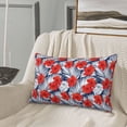thumbnail image 6 of Fotbe Leaves And Flowers Pillow Cases - Envelope Closure - Luxury, Extra Soft, Cooling Pillow Covers - Wrinkle, Fade, Stain Resistant-14"x20", 6 of 8