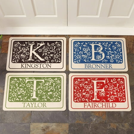 Personalized Initial Doormat Walmart Com