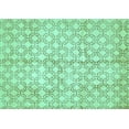 thumbnail image 1 of Ahgly Company Machine Washable Indoor Rectangle Abstract Turquoise Blue Modern Area Rugs, 6' x 9', 1 of 4