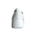 thumbnail image 4 of 24 HOUR COMFORT Malia Wide Width Casual Leather Slip-On Shoes WHITE 12, 4 of 6