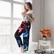 thumbnail image 5 of Balery Red And Blue Lightning Pantalones de pijama para mujer, pijamas ultraligeros, pantalones de estar por casa-XX-Large, 5 of 6