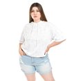 thumbnail image 1 of Sudadera ligera con capucha Roman Fashion /Tallas Extras, 1099 (Blanco palmeras) blanco 38, 1 of 6