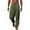 Army Green, variant on Diufon Men's Casual Wide Leg Pants Elastic Waist Drawstring Loose Pant Soft Breathable Trousers with Pockets