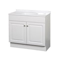 thumbnail image 1 of Zenna Home 4008542 Coiffeuse de Salle de Bain, Blanche, 1 of 2