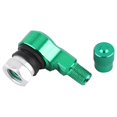 thumbnail image 1 of Tire Valve Stem 90 Degree Tire Valve Stem 2pcs 11.3mm Universal Motorcycle Aluminum Wheels Tire Valve Stems Caps 90 Degree Green ANGGREK Tire Valve Caps, 1 of 3