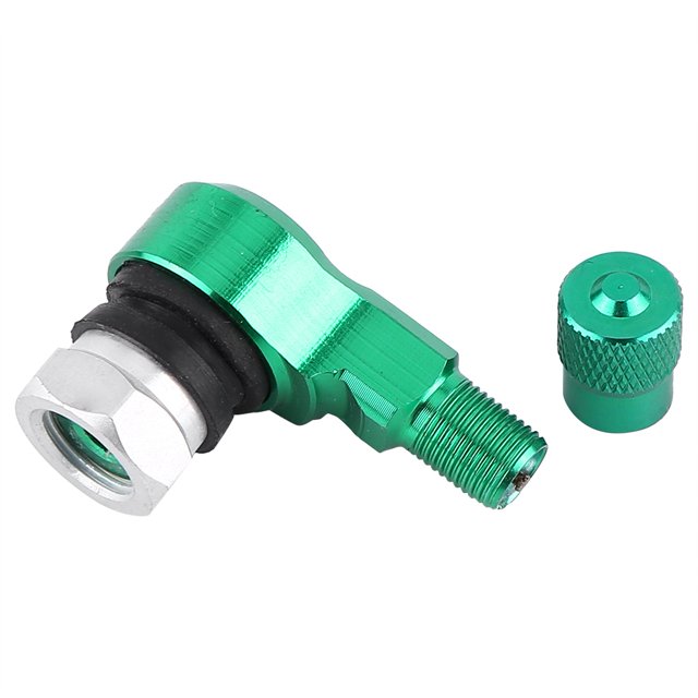 Tire Valve Stem 90 Degree Tire Valve Stem 2pcs 11.3mm Universal Motorcycle Aluminum Wheels Tire Valve Stems Caps 90 Degree Green ANGGREK Tire Valve Caps