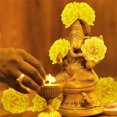 thumbnail image 5 of Durable Fake Yellow Flower,60Pcs Reusable Artificial Marigold Flower Heads for Home,QZS Durable Decoration Accessories for Crafts Decor, 5 of 6
