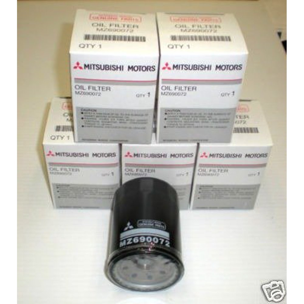 Quantity Of 5 Genuine Mitsubishi Oil Filter MZ690072 Galant 3.8L V6