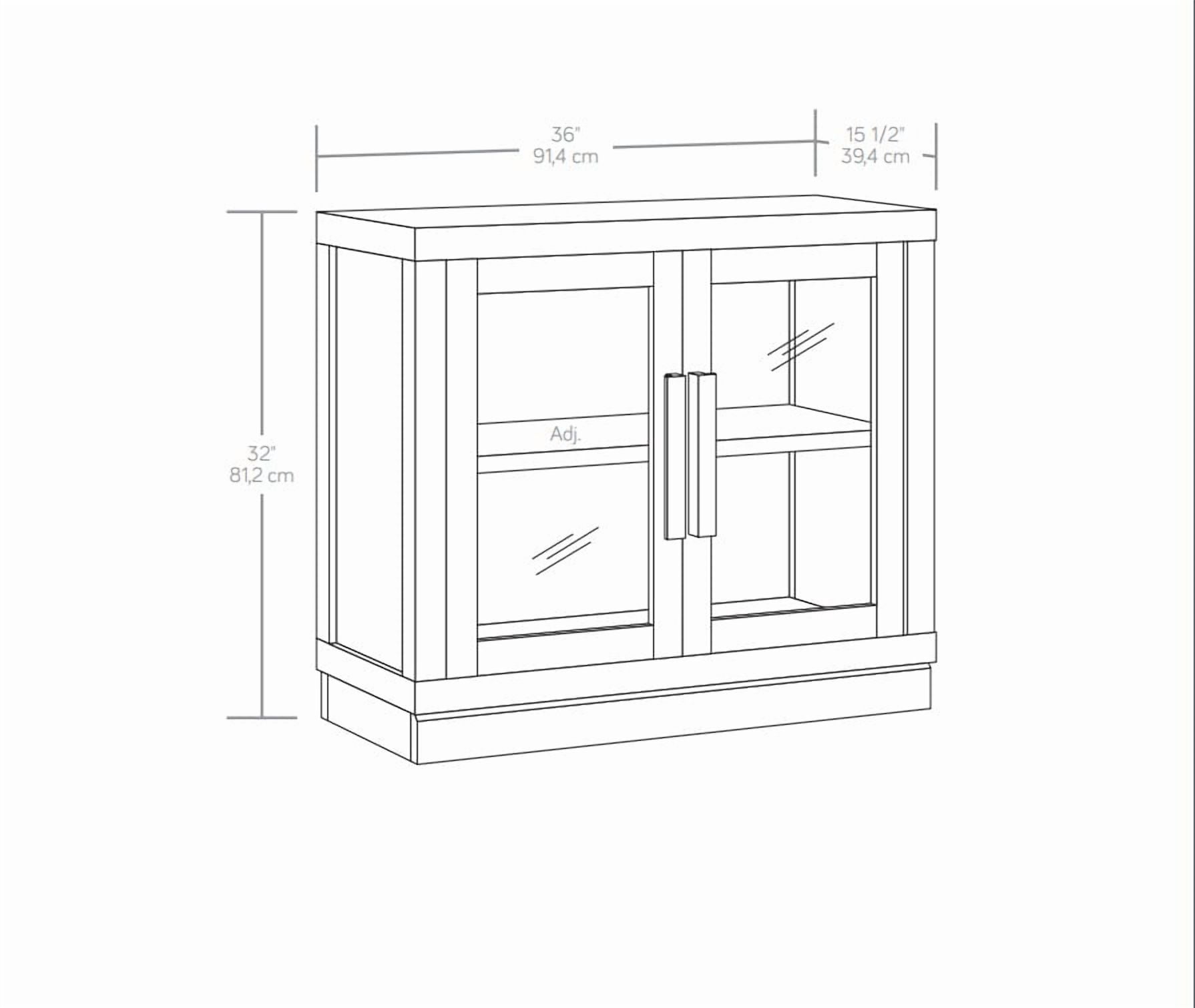 (2 pack) Better Homes & Gardens Ezra Accent Cabinet, Light Honey Finish