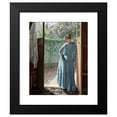 thumbnail image 2 of Eva Bonnier 15x18 Black Modern Framed Museum Art Print Titled - At the Studio Door (1885), 2 of 5