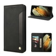 thumbnail image 1 of Allytech Galaxy S22 Ultra 6.8" Case Wallet, PU Leather Folio Flip Cover Folding Kickstand Cards Holder Shockproof Anti-scratch Protection Wallet Case Cover for Samsung Galaxy S22 Ultra, Black, 1 of 5