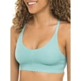 thumbnail image 2 of No Boundaries Junior's Wire-Free Bonded Racerback Bra, Sizes XS-XXXL, 2 of 3
