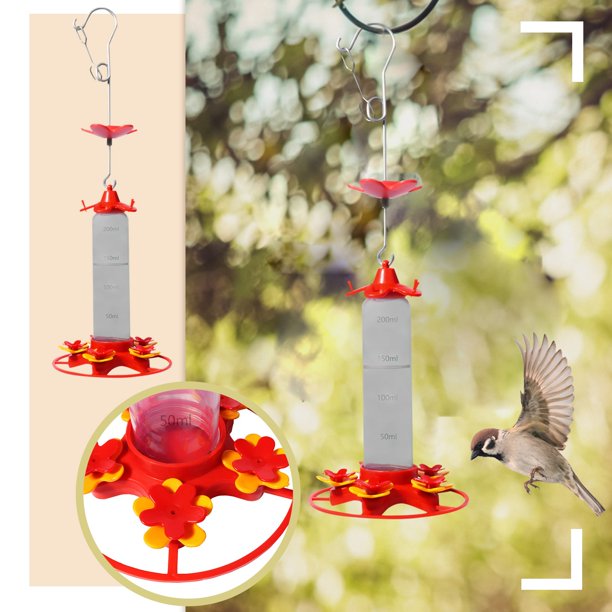 Hummingbird Feeder Outdoor Home Garden Garden Hanging Bird Feeder